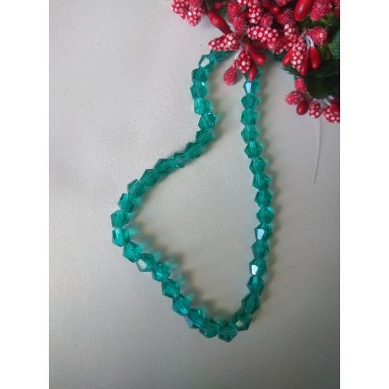 Бусины стеклянные Биконе 6 мм №26В, цена за 25 шт